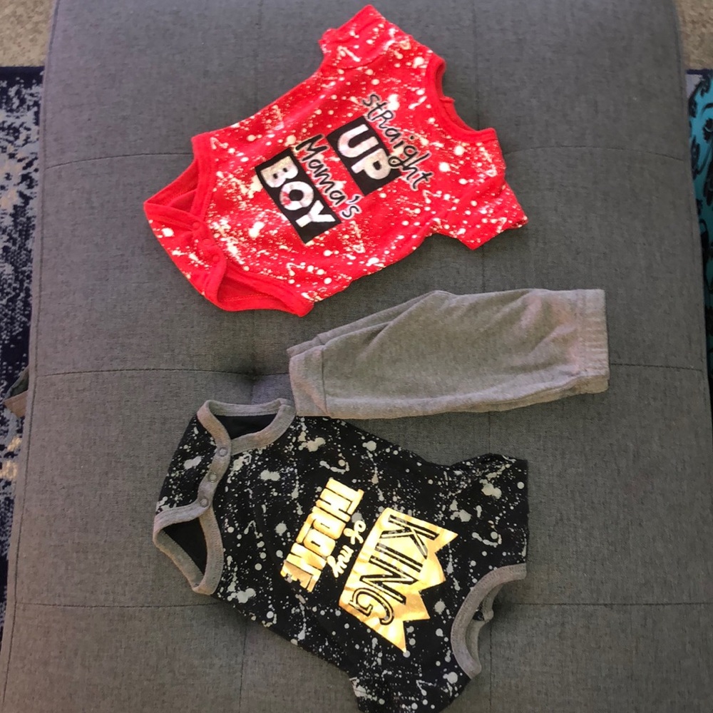 Baby boy matching set